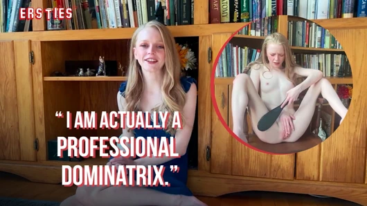 Ersties - Teksaslı sarışın boşalmadan önce kendini sikiyor