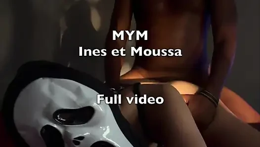 Genç beurette anal orgazm, köpek stili ve büyük siyah bir penis