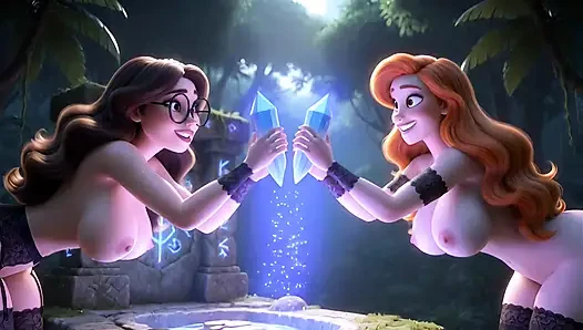 Daphne & Velma Ep1 - The Haunted Island Survival  Stranded on the Enchanted Island