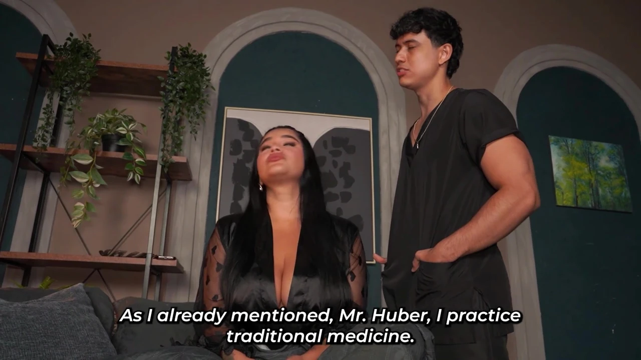 Muscular doctor enjoys his patient’s big tits Angel – Cruz & Issane