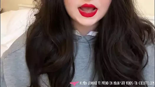 Vends-ta-culotte - genç bir Fransız dominatrix tarafından itaatkar adam için aşağılama ve değersiz konuşma