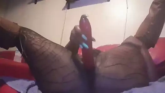 Lonley bbw ev eş parmak slapping ona kedi