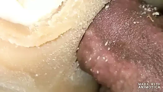 Titreyen Creampie ile gerçek bir seks bebek Fuckaing