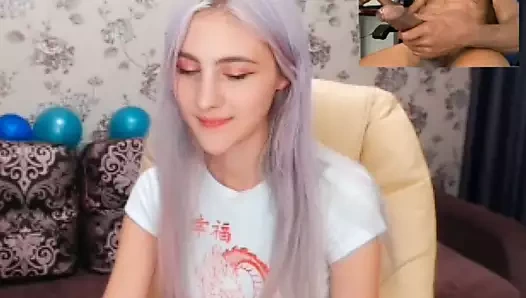 Rusya kız ann aka iforsincerity yardımcı bir siyah adam için boşalmak