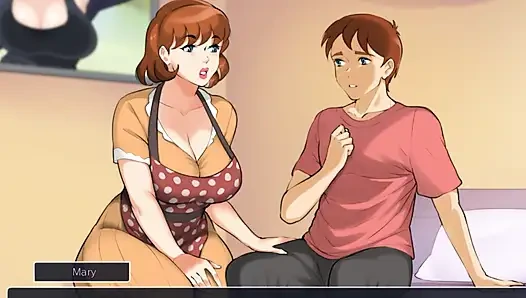 Brother's Wife Gave Me a Hot Handjob in the Bedroom