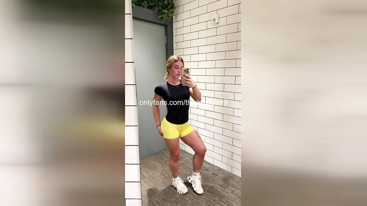 Fitness yapan genç kız instagram kazasında amını sızdırıyor