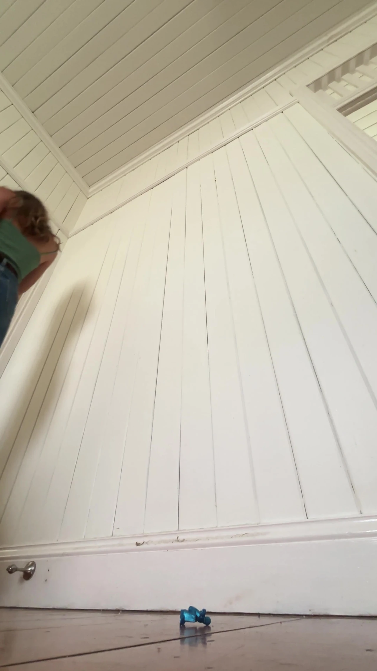 Giantess Cowgirl: Denim Skirt & Leather Boots Stomp