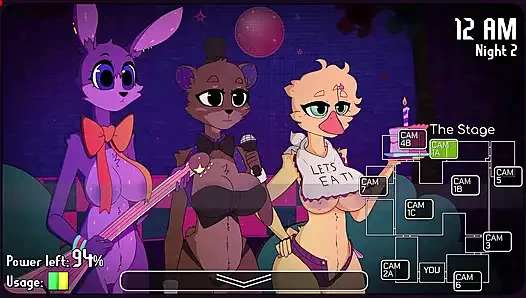 Fuzzboobs'ta beş gece kesin sürüm porno oyunu [bölüm 01] seks oyunu