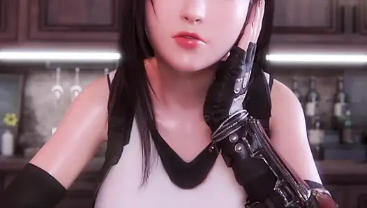 Final fantasy vii - tifa yalnız (vr 4k hentai3d animasyon)