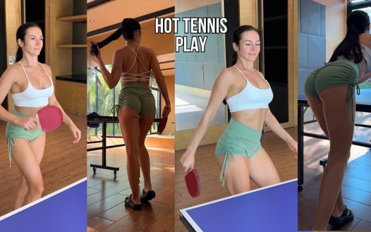 Baştan çıkarıcı tenis oyunu - başa çıkamayacak kadar ateşli