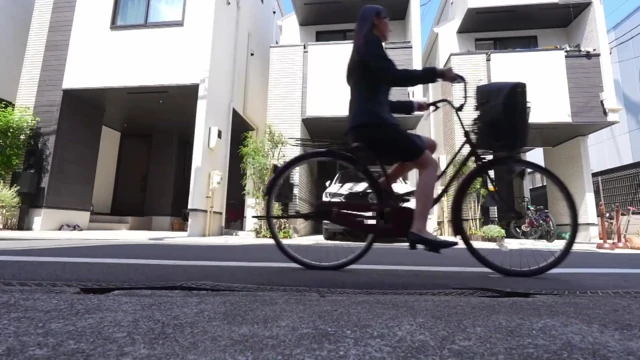 Playing a prank on the bicycle saddle of a beautiful, big-buttocked office