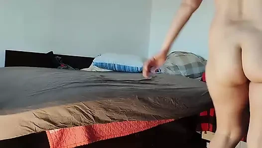 Seksi esmer külotlu çorap deniyor