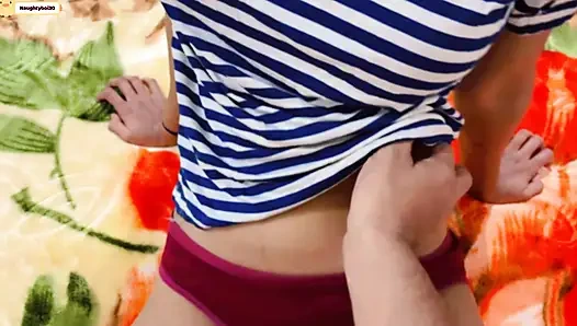 Desi young indian collage girl creampie hairy pussy