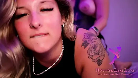 Ateşli evli kadın Lexi ilk lezbiyen cinsel karşılaşmayı seviyor