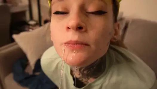 Petite College Girl Is Being Punished for Smoking