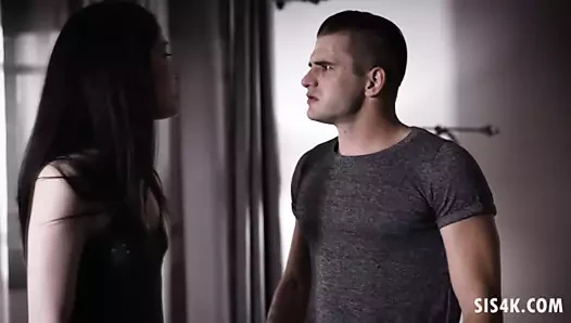 chanel preston ve evelyn ile sert tabu aile üçlü