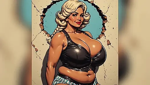 Tombul seksi kadın sanatı