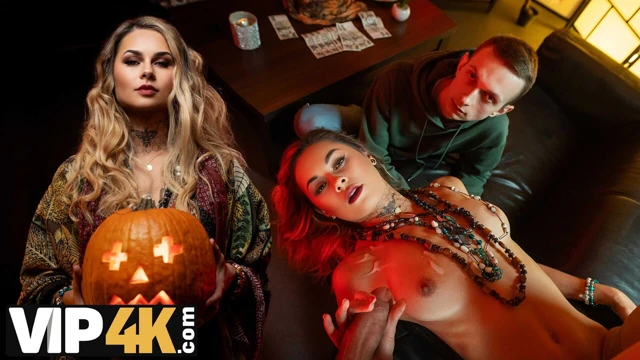 HUNT4K. Ruhlar ona büyük bir yarak emmesini ve sertçe sikilmesini söyledi