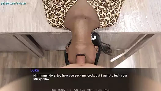 Luke'un yolu: patron tarafından ofis masasında gırtlağına kadar alıyor ve anal bekaretini kaybediyor ep 17