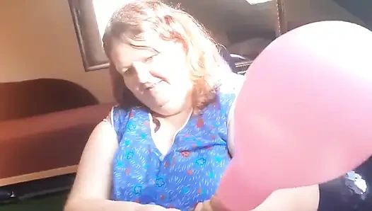 Çorap ve balon, bak balonlarla ne yapıyorum