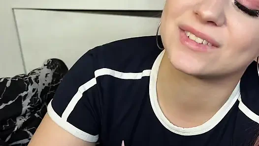 Partiden sonra kız öğrenciyle havalı bakış açısı seksi