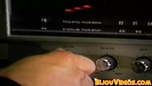 Eski okul eşcinsel erkekler yutmak her diğerleri kıllı şişman yarak