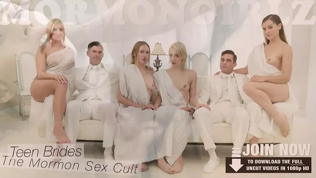 Mormongirlz - едва достигшая совершеннолетия секс вчетвером