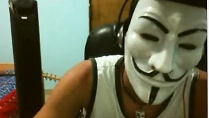 Düz adamlar ayak üzerinde web kamerası #368