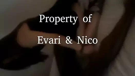 Karım bir otel partisinde gerçek bir adamla eğleniyor.