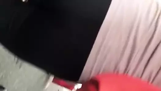 Parlak siyah opak taytlı sürtük Alman kız