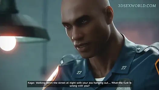 Uzun boylu aldatan evli kadın kocasını hapishaneden kurtarmak için her şeyi yapar (3 boyutlu anime)