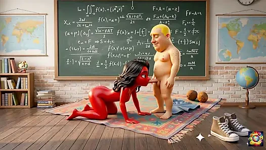 Tutkulu öğretmen romantizmi - ai hentai asmr