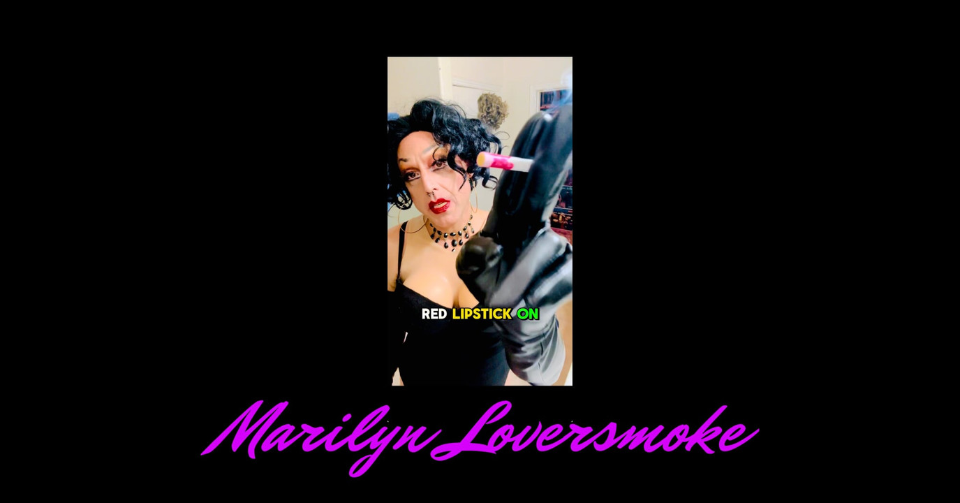 Marilyn sigara içerken ve poz verirken aptallaşıyor.