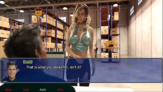 Ofis karısı #18 - Nate ve Angelo iş yerinde Stacy'yi sikiyor.