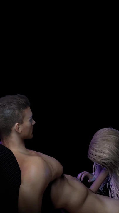 Mükemmel vücutlu kızla ters kovboy kız sikişiyor - 3d animasyon 4k | Klip 1