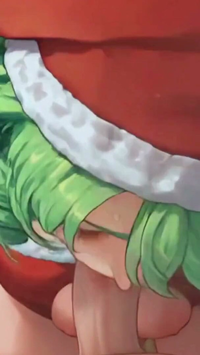 Noel Baba kıyafetli sevimli esmer kız şehvetli Noel anlarının tadını çıkarıyor yapay zeka hentai | Klip 1