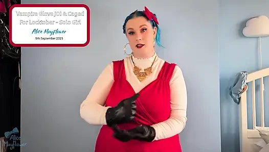 Vampir eldiveni 31 talimatı ve kilit toynoz için kafese kapatılıyor - solo kız