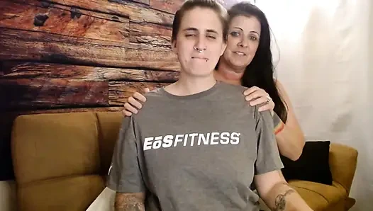 Abbys gerçek doğal sarkık göğüsler