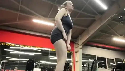 Extreme public fucking in the gym