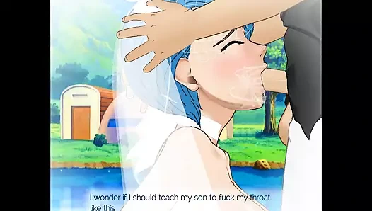 Bulma gelinlik içinde ıslak yüz sikişi