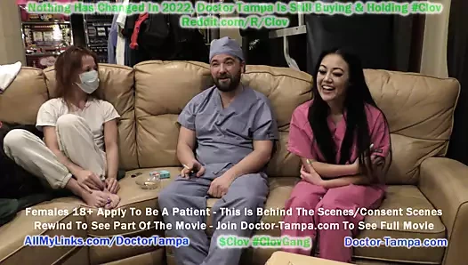 Blaire celeste, doktor-tampacom'da eldivenli ellerinizde öğle yemeği molası sırasında prosedürden geçerken doktor tampa olun