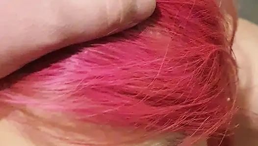 ıslak ve dağınık saçla muamele ve saça boşalma