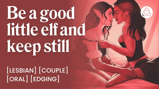 Lezbiyen çift dildo orgazmı Elf kostümlü iç çamaşırı fantezisi asmr amcık yalama