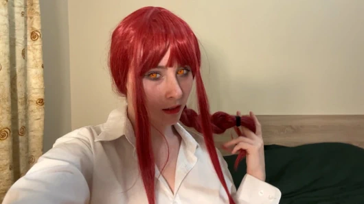 Anime Power UwU Bed Ride - Dripping Dildo Playtime