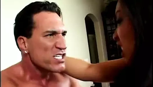 Güzel kedi latin berbat ve büyük sert horoz sürmek.