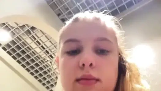 Public extreme close-up fucking