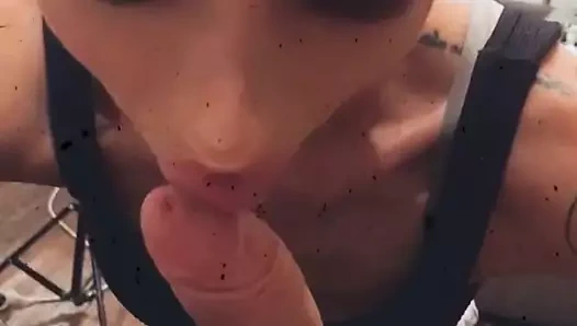 Babysitter Sucking my Cock