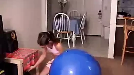 Minyon solo genç hottie parmak ona kedi