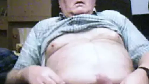 Dede kamerada boşalıyor