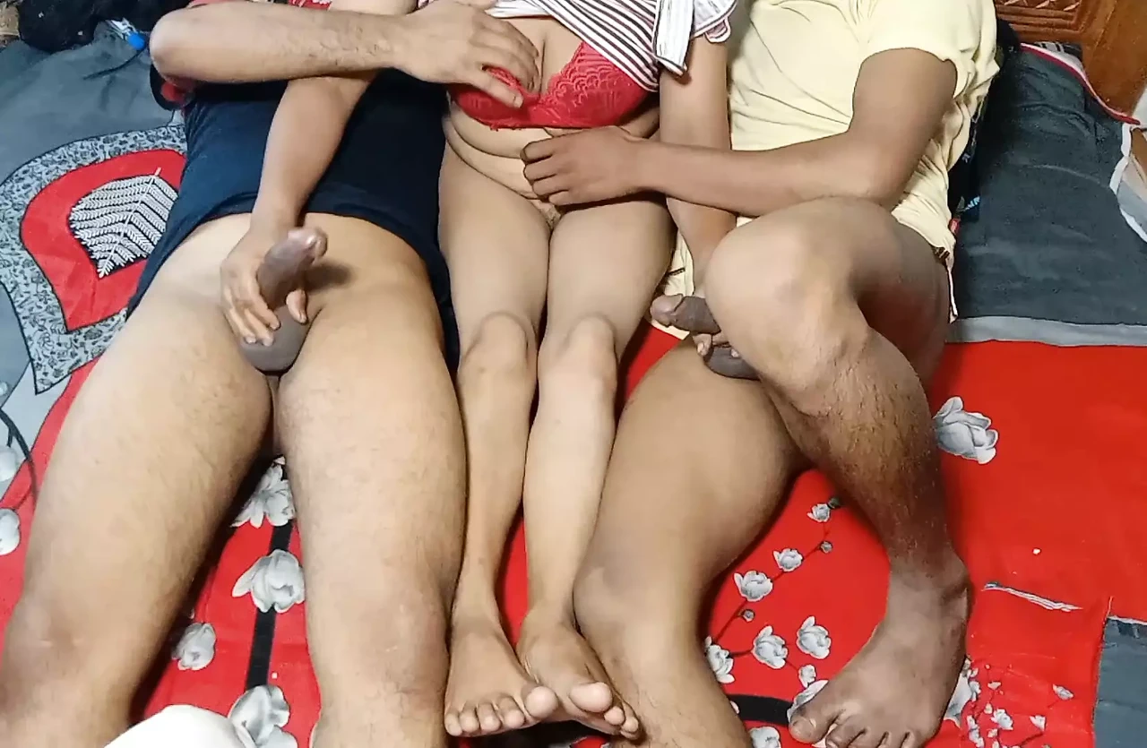 Premium New Year Best Ever My Friend Sexy Wife Hardcore Threesome Fucking Desi Wife (Uncut) - Vienna Special